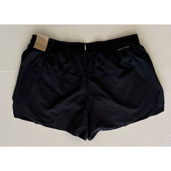 Nike CJ7840-010 Aeroswift ADV 4” Men's Sz XXL Running Racing Shorts Black - Picture 3 of 6